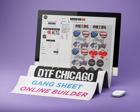 Build a DTF Transfers Gang Sheet