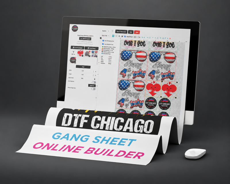 UV gang sheet builder